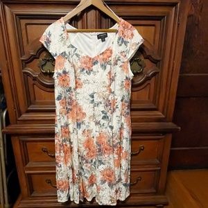 Liz Claiborne floral lace dress plus size 16W